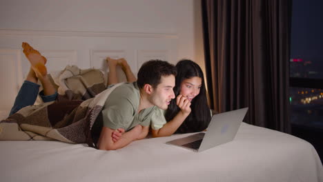 Xxx Smal Boy Girl Hd Vedo - Free stock video - Cute small boy and girl lying under the blanket and  watching video on the tablet at night